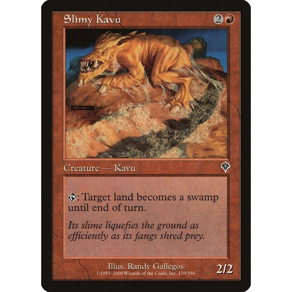Image for Slimy Kavu (170) (INV) - Magic: The Gathering
