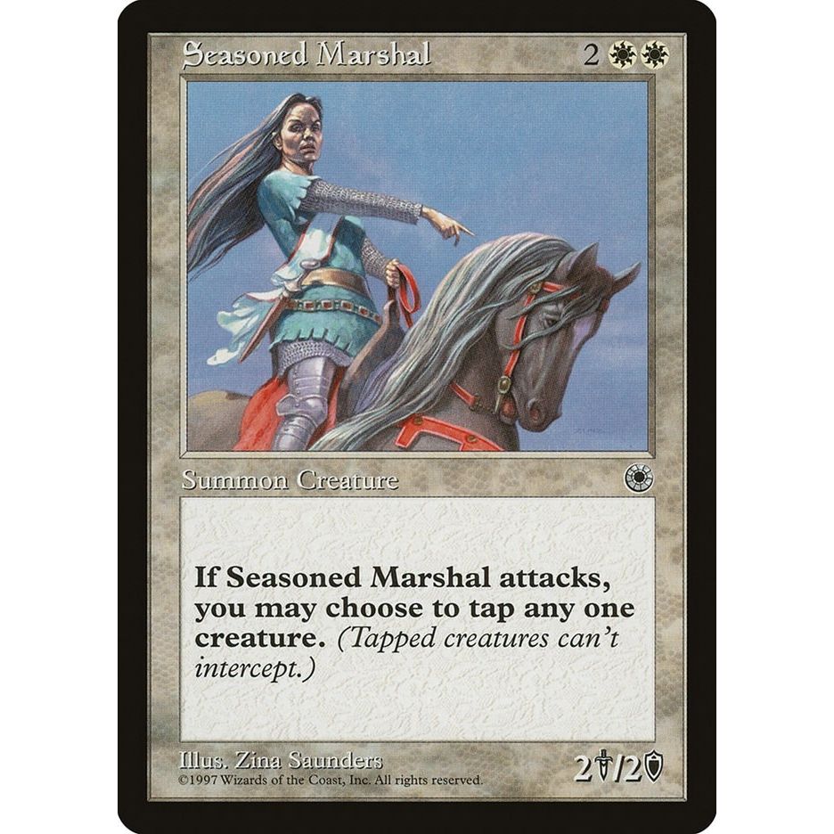Image for Seasoned Marshal (POR) - Magic: The Gathering