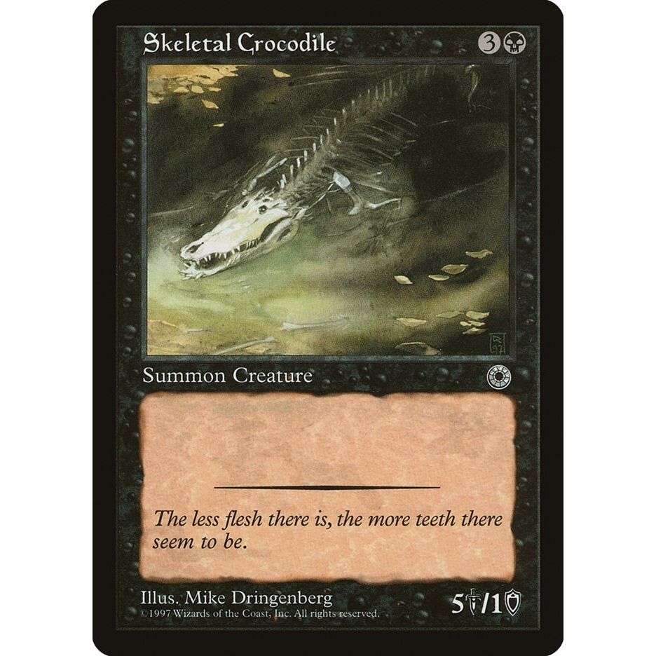 Image for Skeletal Crocodile (POR) - Magic: The Gathering