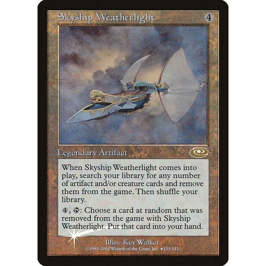 Image for Skyship Weatherlight (Alt. Art Foil) (135) (PLS) - Magic: The Gathering