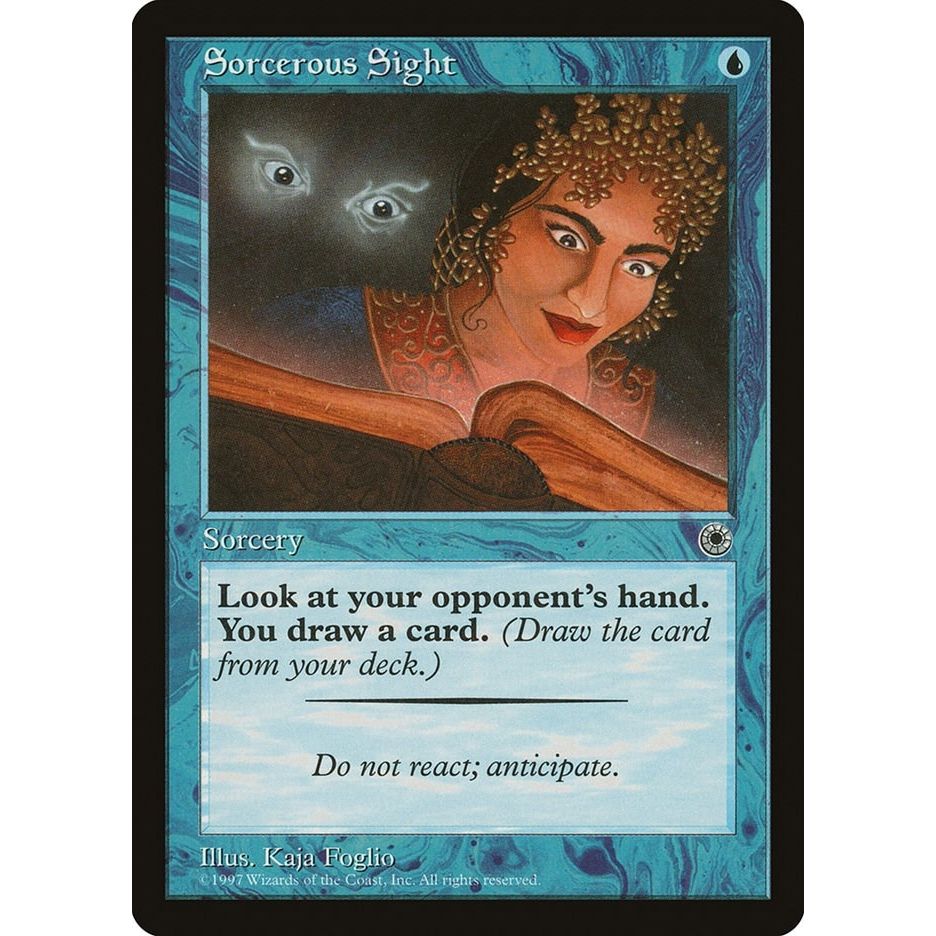 Image for Sorcerous Sight (POR) - Magic: The Gathering