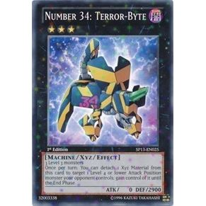 Image for Number 34: Terror-Byte (Starfoil) (SP13-EN025) (SP13) - YuGiOh