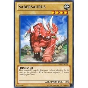 Image for Sabersaurus (Blue) (DL16-EN001) (DL) - YuGiOh