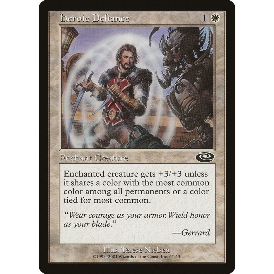 Image for Heroic Defiance (6) (PLS) - Magic: The Gathering