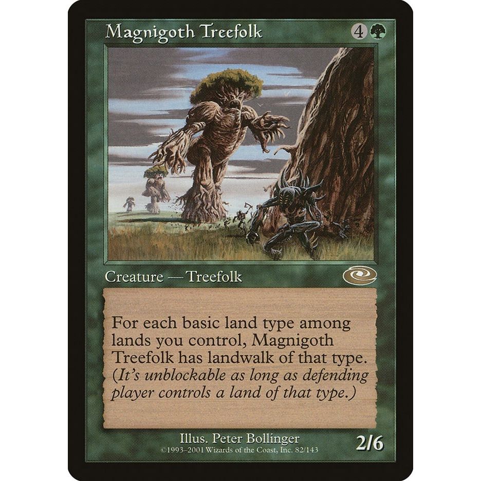 Image for Magnigoth Treefolk (82) (PLS) - Magic: The Gathering