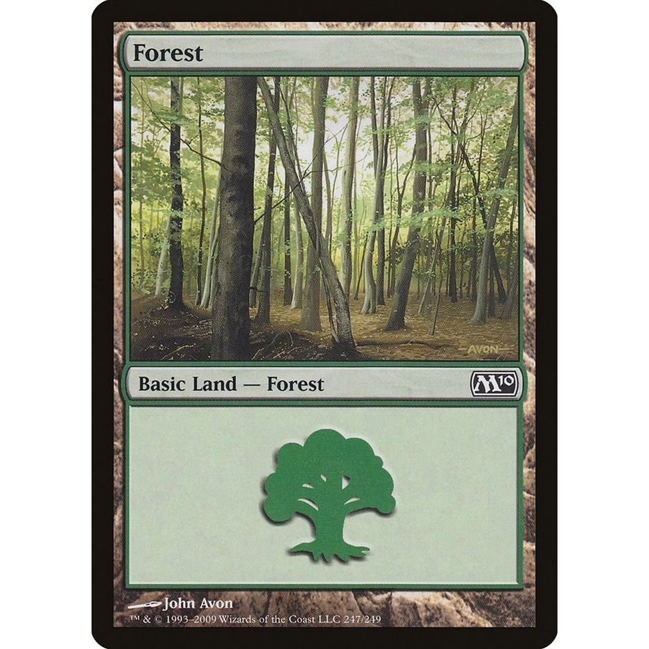 Image for Forest (247) (247) (M10) - Magic: The Gathering