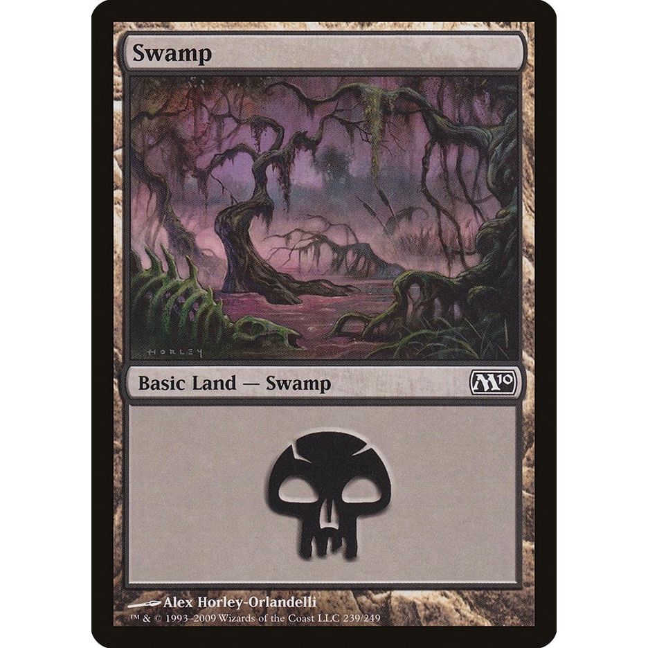 Image for Swamp (239) (239) (M10) - Magic: The Gathering