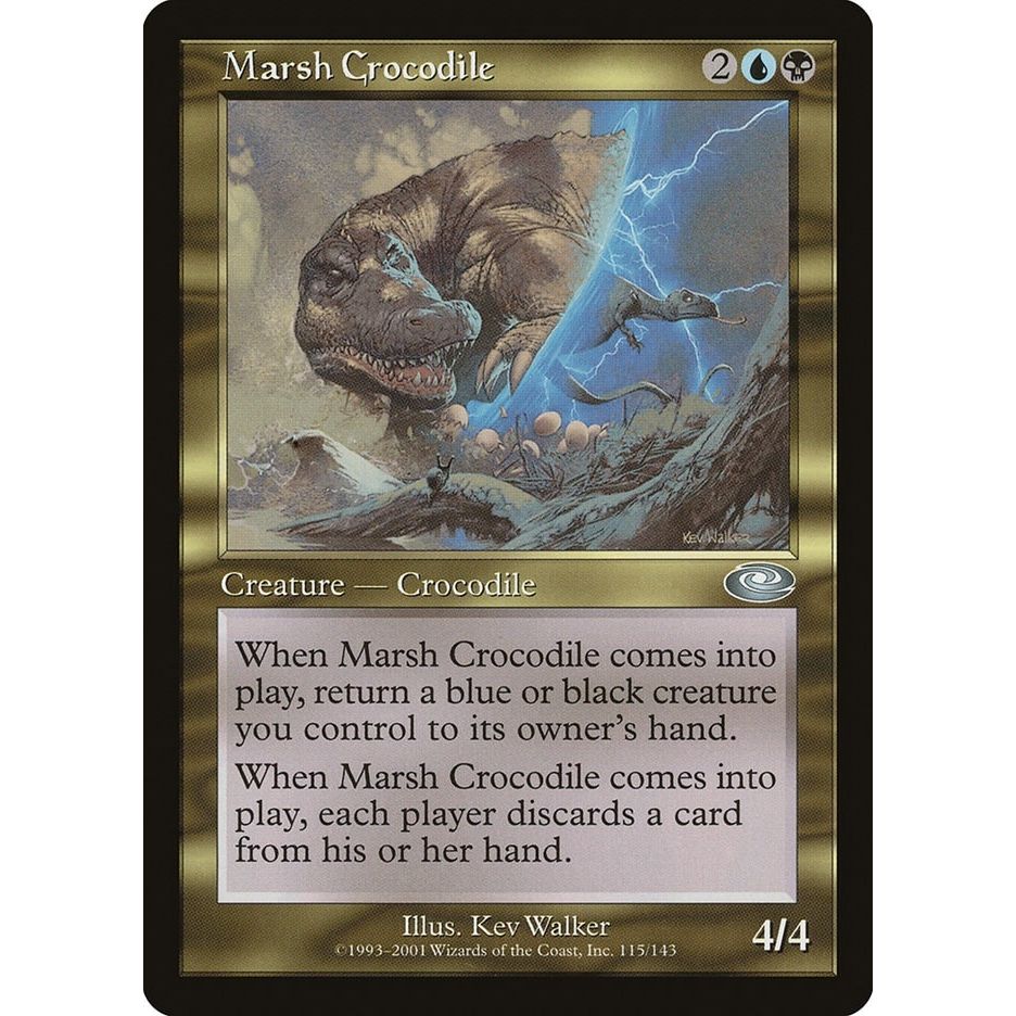 Image for Marsh Crocodile (115) (PLS) - Magic: The Gathering
