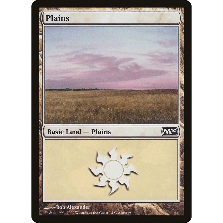 Image for Plains (230) (230) (M10) - Magic: The Gathering