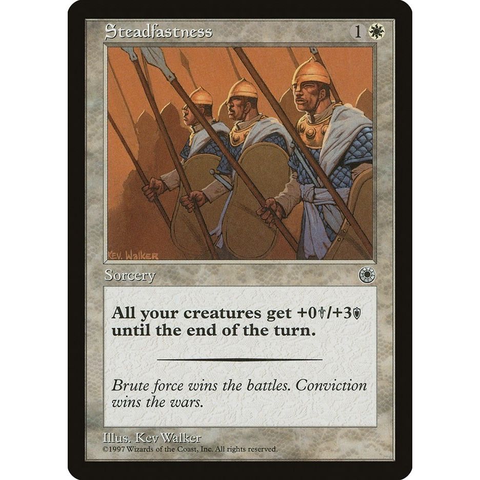 Image for Steadfastness (POR) - Magic: The Gathering