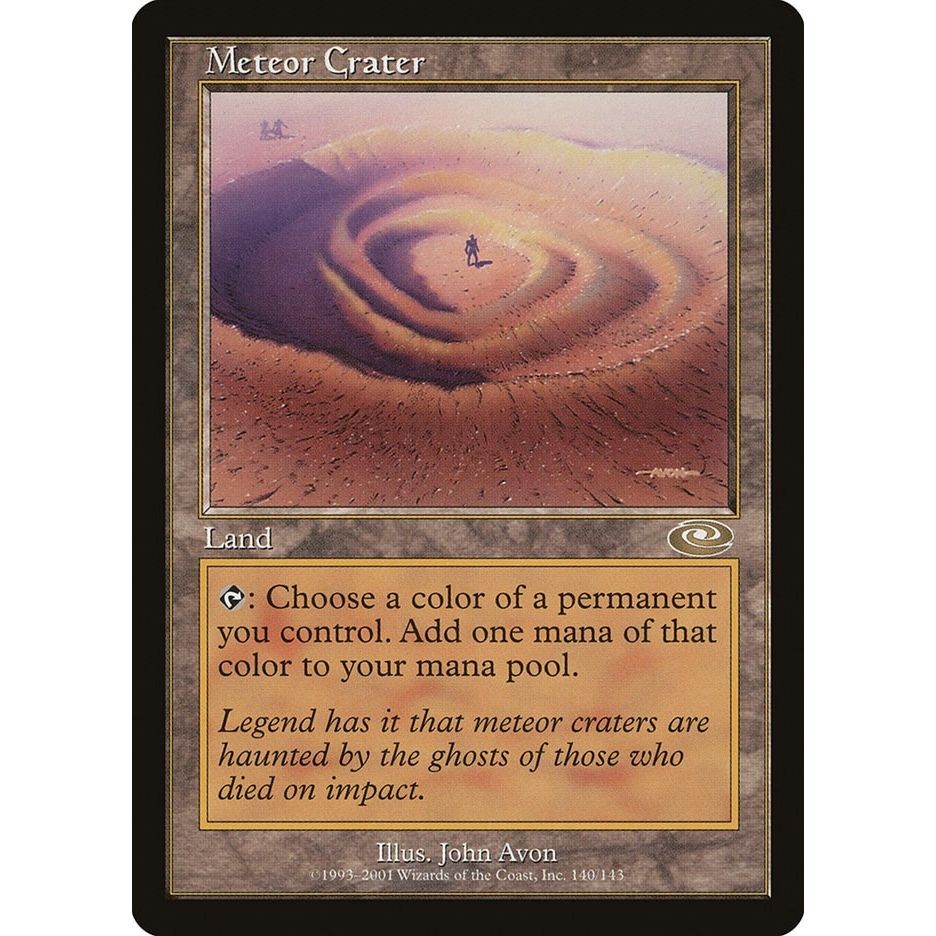 Image for Meteor Crater (140) (PLS) - Magic: The Gathering