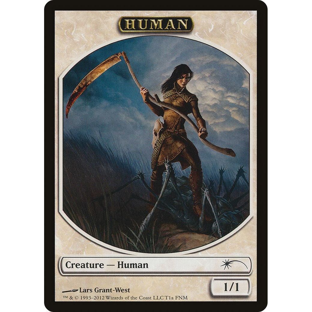 Image for Human // Wolf Double-Sided Token (1a // 1b) (FNM) - Magic: The Gathering