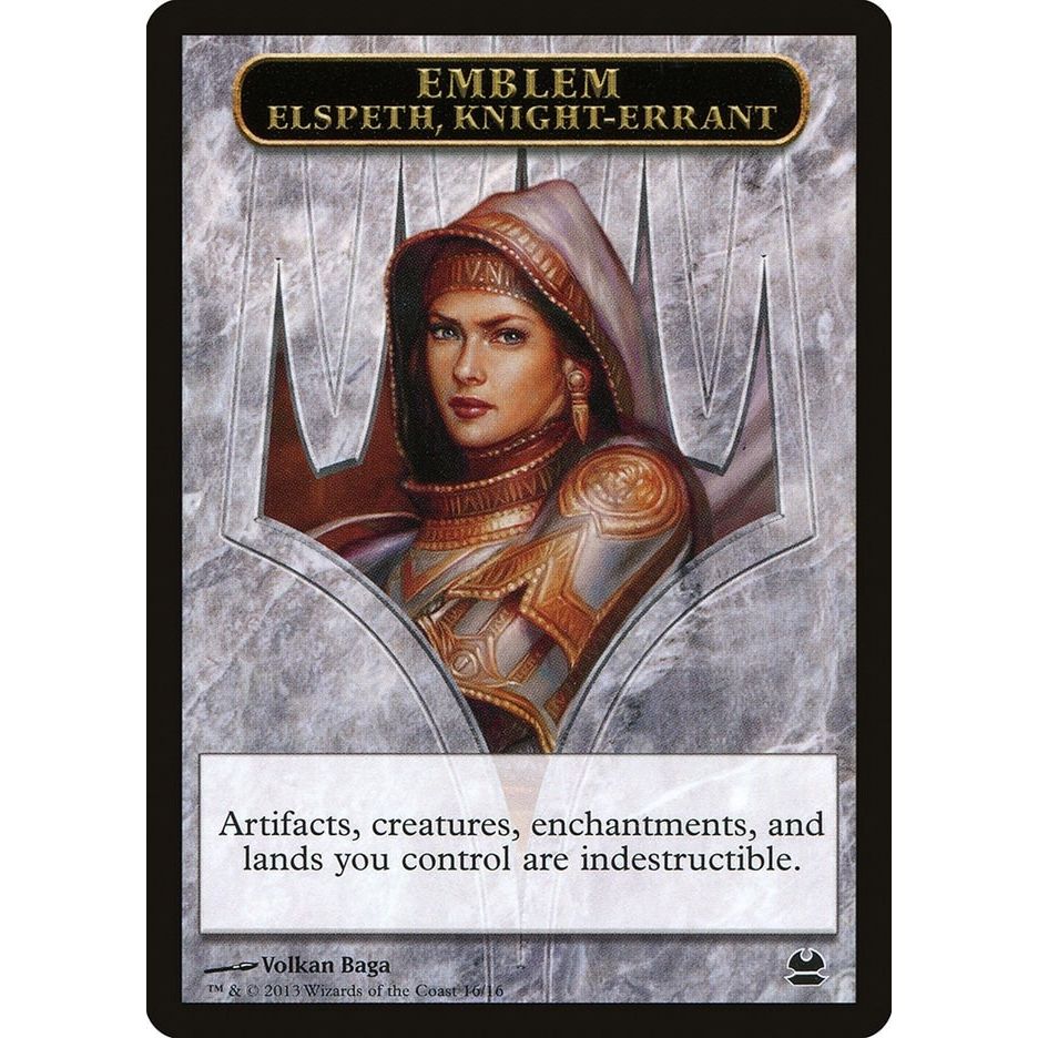 Image for Emblem - Elspeth, Knight-Errant (16) (MMA) - Magic: The Gathering
