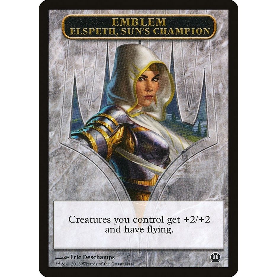 Image for Emblem - Elspeth, Sun's Champion (11) (THS) - Magic: The Gathering