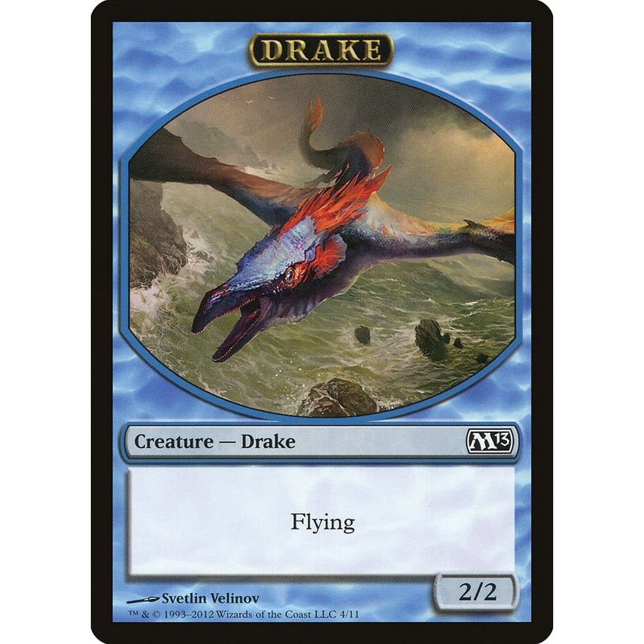 Image for Drake Token (4) (M13) - Magic: The Gathering