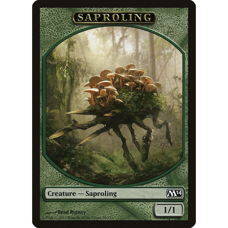 Image for Saproling Token (10) (M14) - Magic: The Gathering