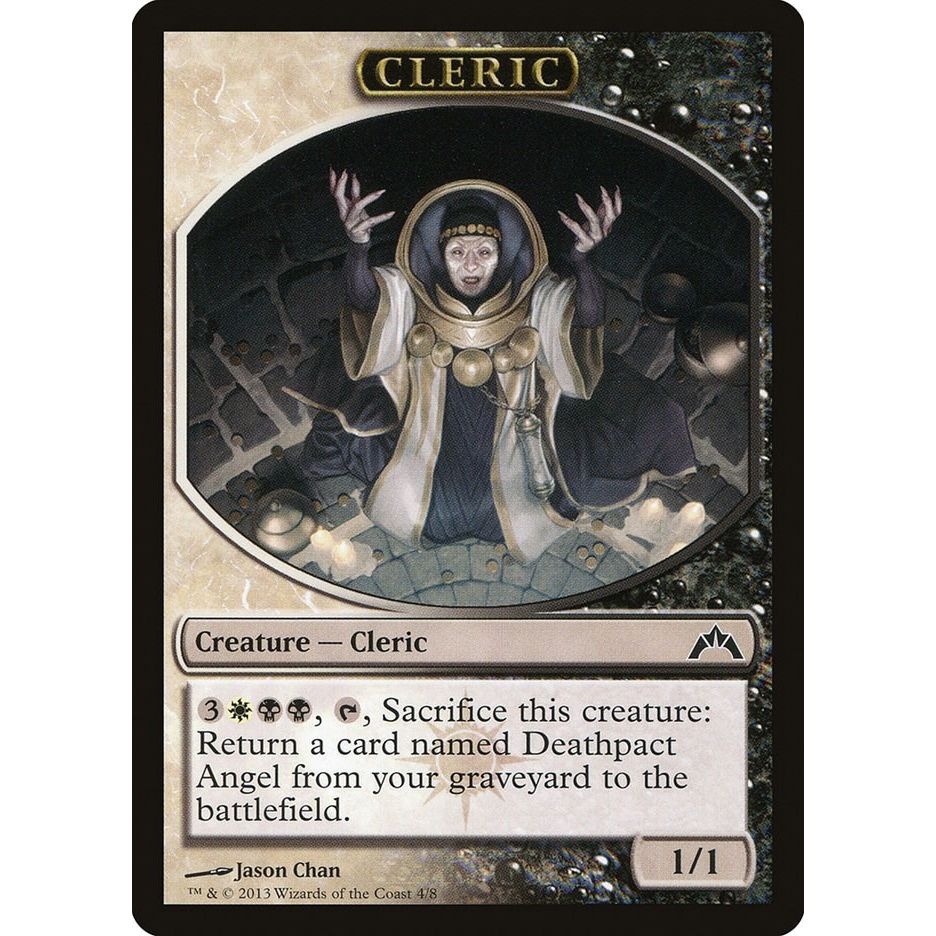 Image for Cleric Token (4) (GTC) - Magic: The Gathering
