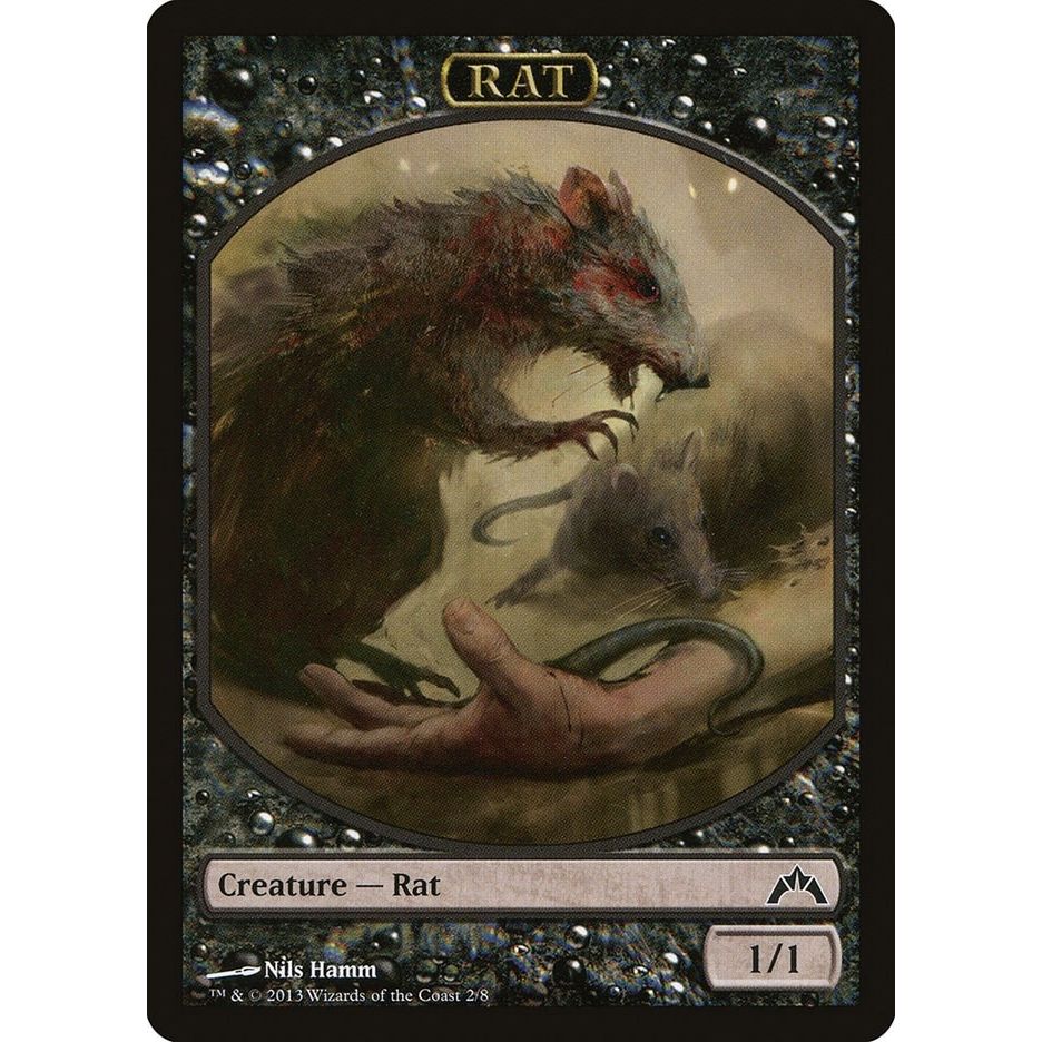 Image for Rat Token (2) (GTC) - Magic: The Gathering