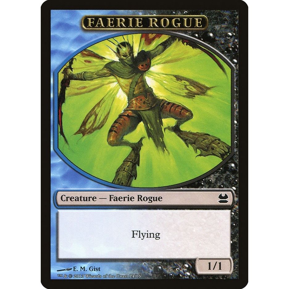Image for Faerie Rogue Token (14) (MMA) - Magic: The Gathering