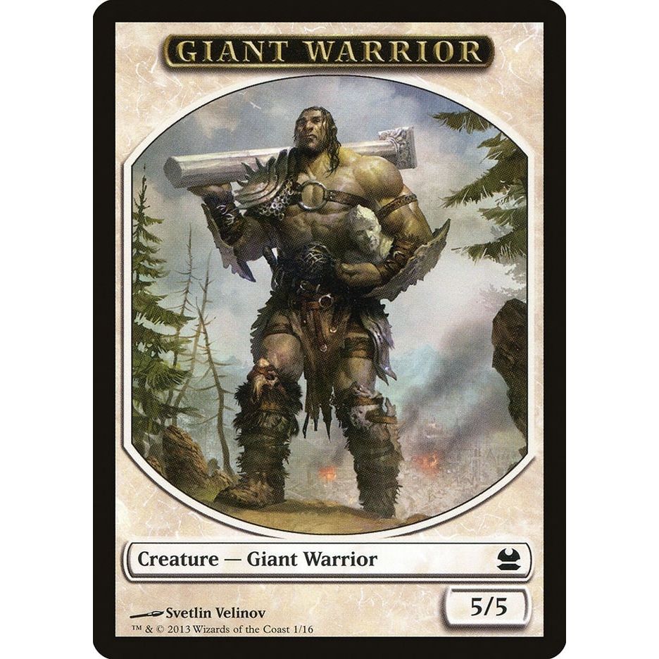 Image for Giant Warrior Token (1) (MMA) - Magic: The Gathering