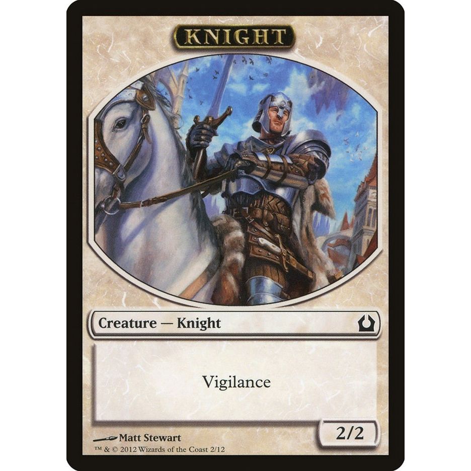 Image for Knight Token (2) (RTR) - Magic: The Gathering