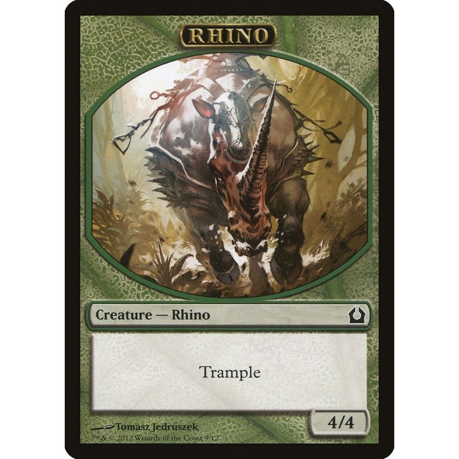 Image for Rhino Token (9) (RTR) - Magic: The Gathering