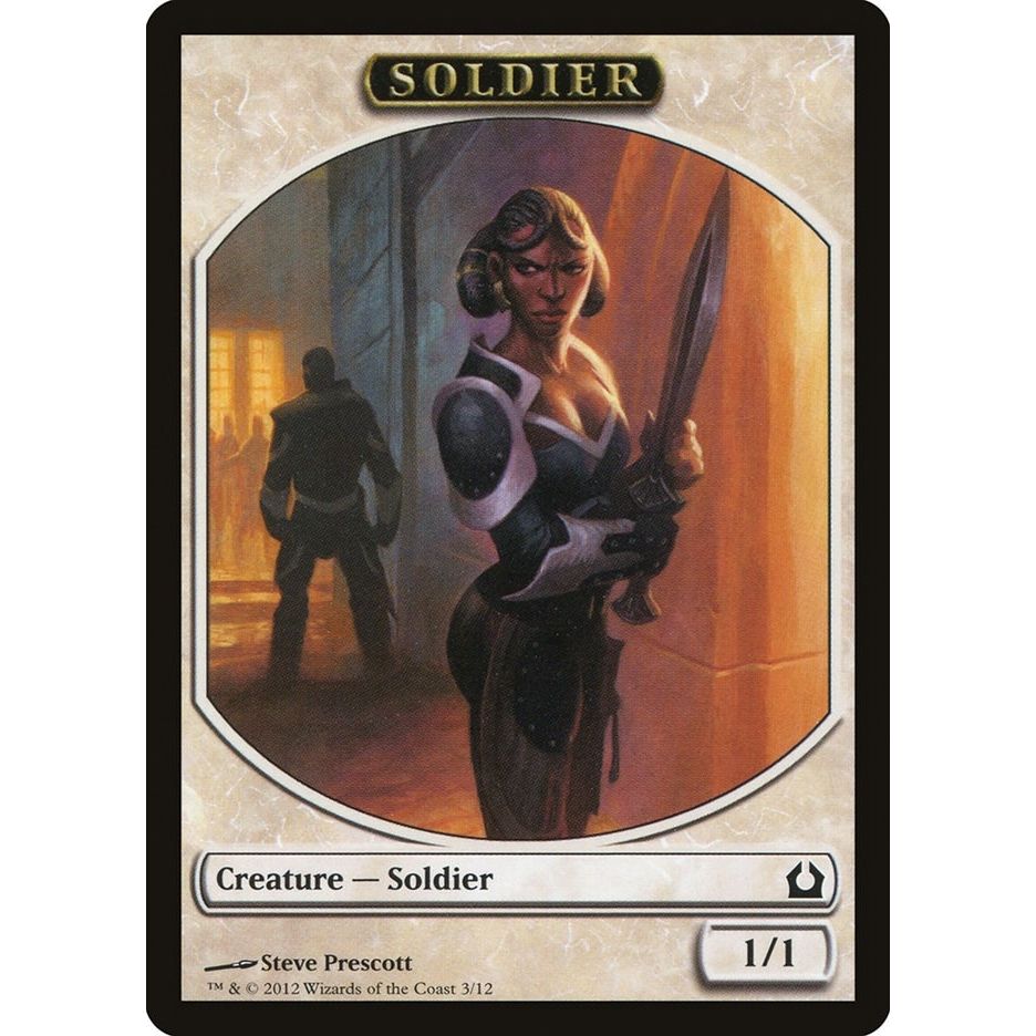 Image for Soldier Token (3) (RTR) - Magic: The Gathering