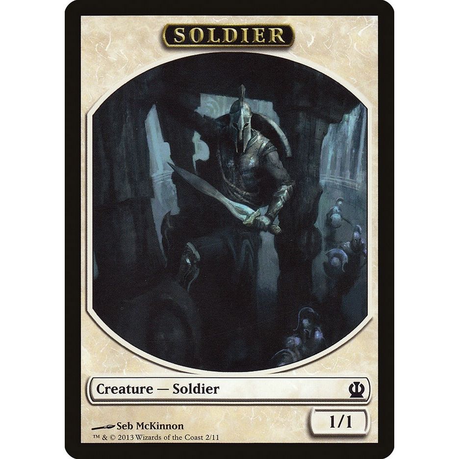 Image for Soldier Token (McKinnon) (2) (THS) - Magic: The Gathering