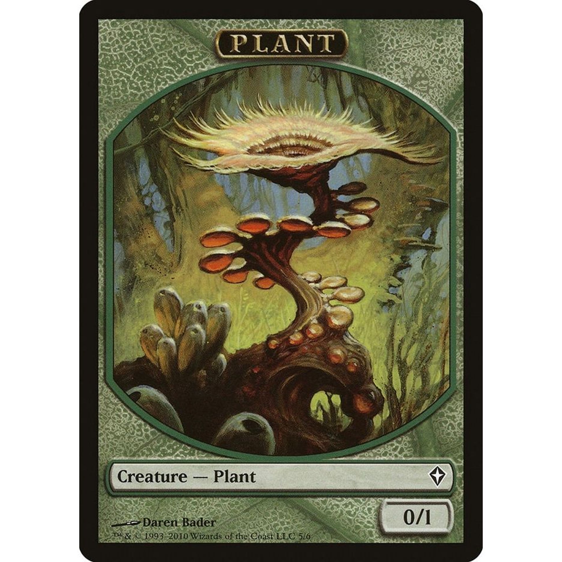 Image for Plant Token (5) (WWK) - Magic: The Gathering