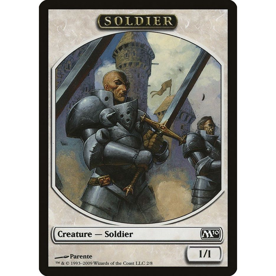 Image for Soldier Token (2) (M10) - Magic: The Gathering