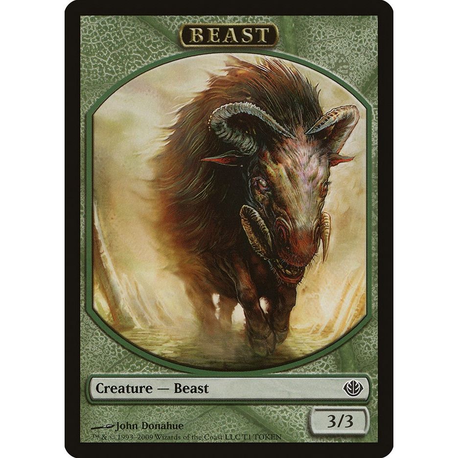 Image for Beast Token (3/3) (T1) (DDD) - Magic: The Gathering