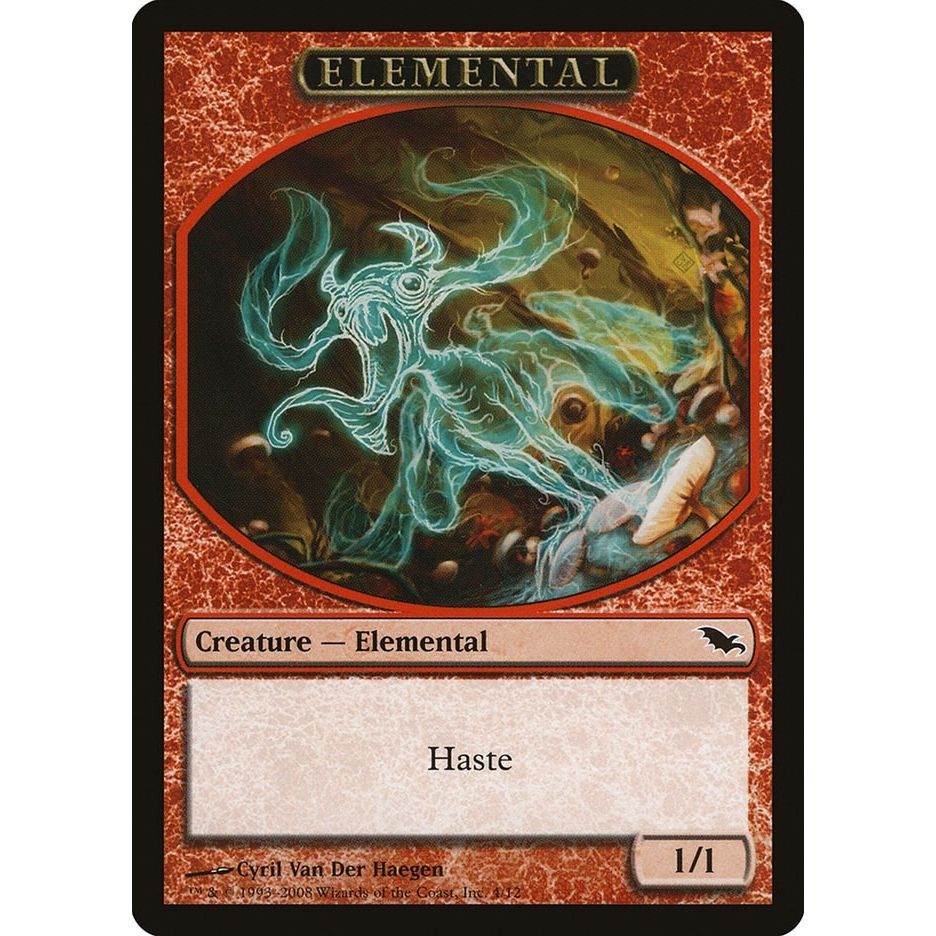 Image for Elemental Token (4) (4) (SHM) - Magic: The Gathering