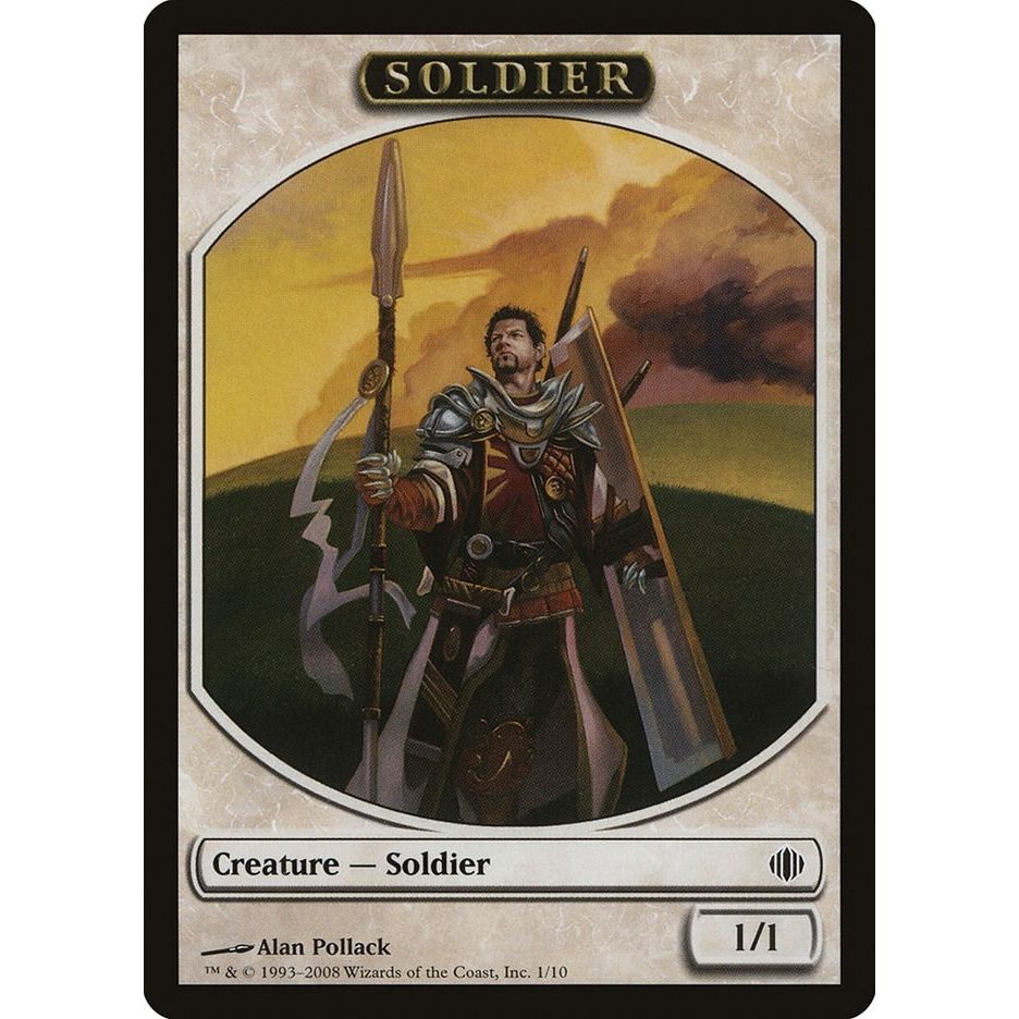 Image for Soldier Token (1) (ALA) - Magic: The Gathering