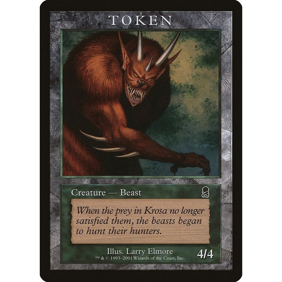 Image for Beast Token (ODY) (MPRP) - Magic: The Gathering