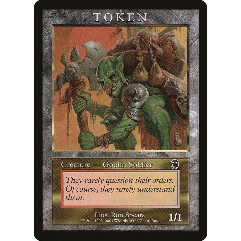 Image for Goblin Soldier Token (APC) (MPRP) - Magic: The Gathering