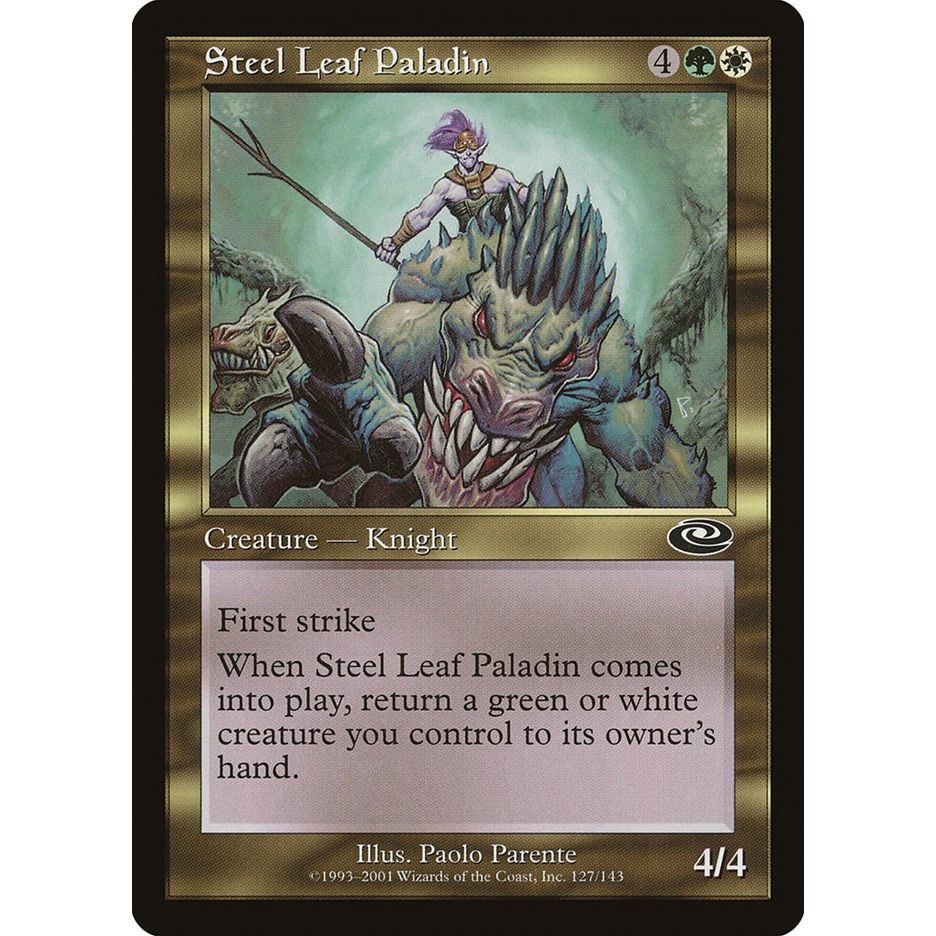 Image for Steel Leaf Paladin (127) (PLS) - Magic: The Gathering