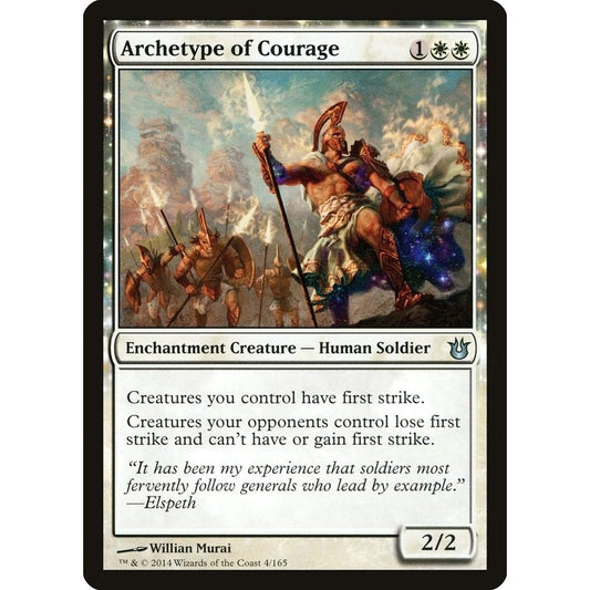 Image for Archetype of Courage (4) (BNG) - Magic: The Gathering