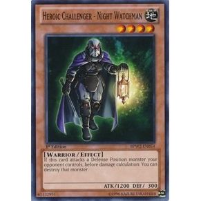 Image for Heroic Challenger - Night Watchman (BPW2-EN054) (BPW2) - YuGiOh