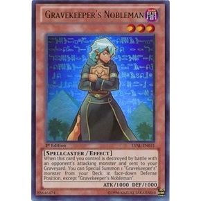 Image for Gravekeeper's Nobleman (LVAL-EN031) (LVAL) - YuGiOh
