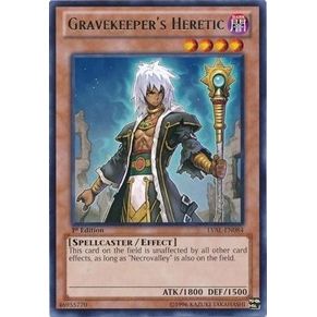 Image for Gravekeeper's Heretic (LVAL-EN084) (LVAL) - YuGiOh
