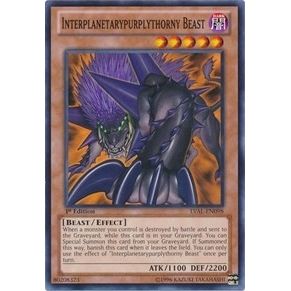 Image for Interplanetarypurplythorny Beast (LVAL-EN098) (LVAL) - YuGiOh