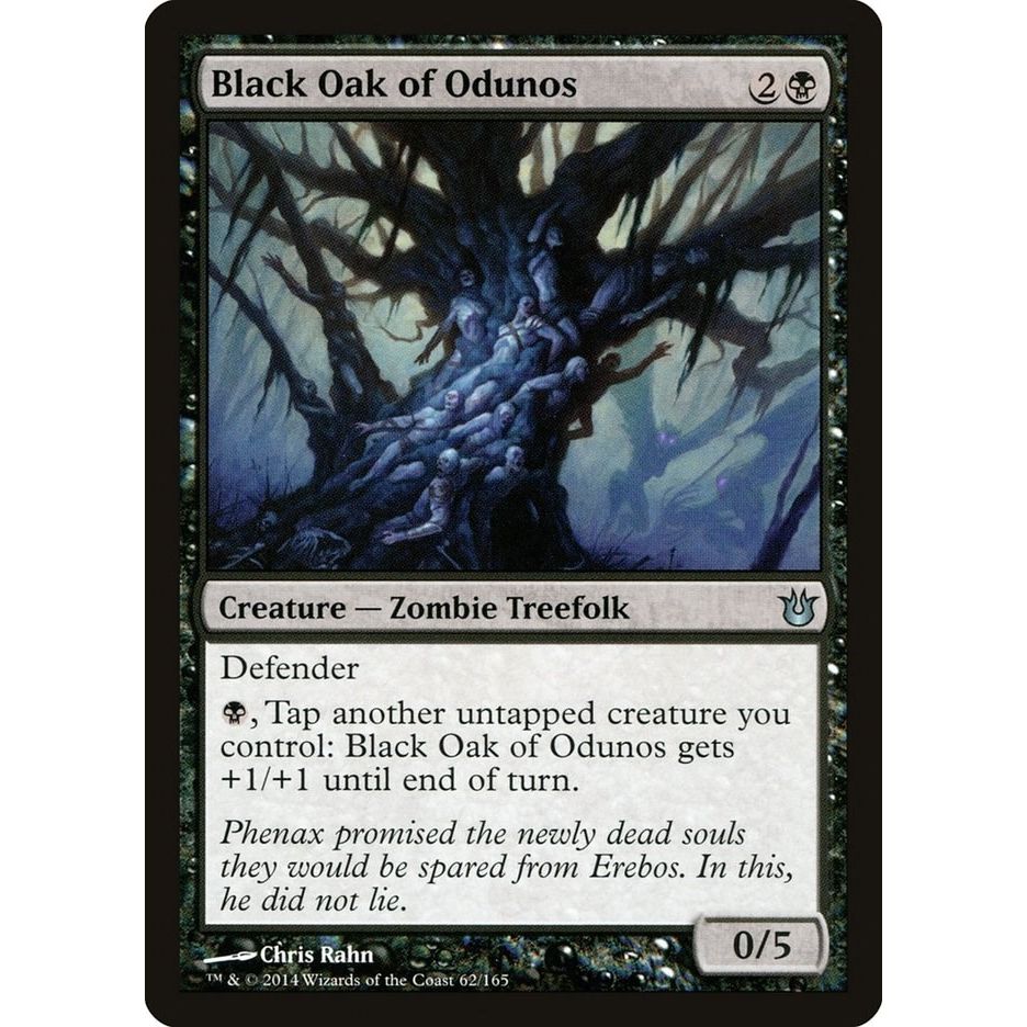 Image for Black Oak of Odunos (62) (BNG) - Magic: The Gathering