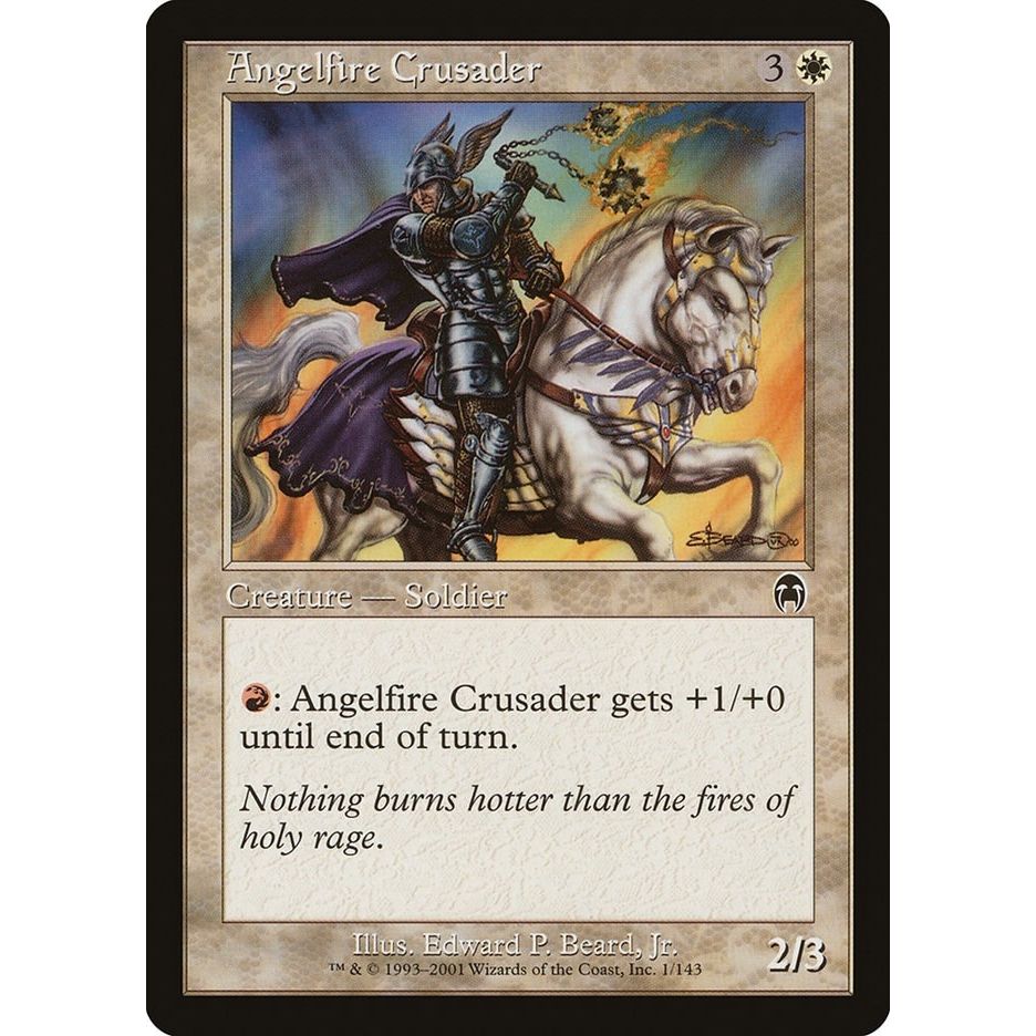 Image for Angelfire Crusader (1) (APC) - Magic: The Gathering