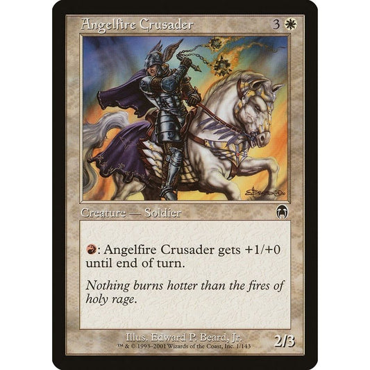 Image for Angelfire Crusader (1) (APC) - Magic: The Gathering