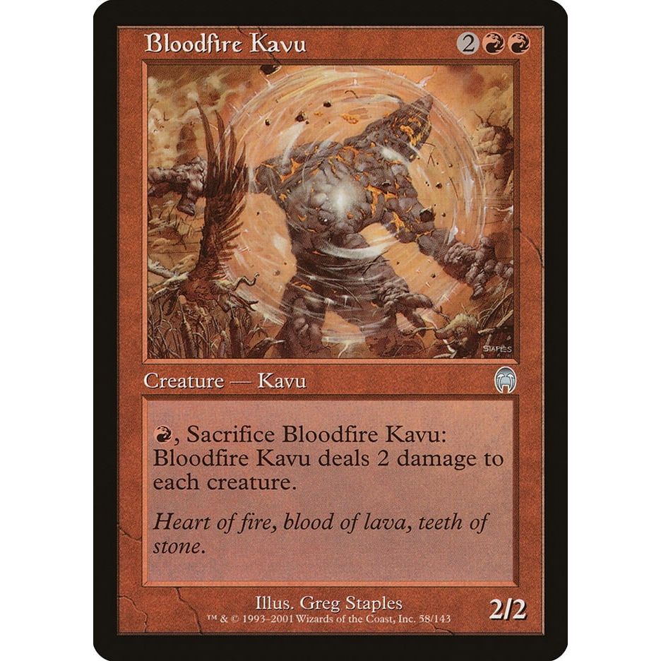 Image for Bloodfire Kavu (58) (APC) - Magic: The Gathering