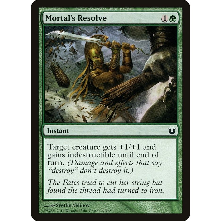 Image for Mortal's Resolve (127) (BNG) - Magic: The Gathering