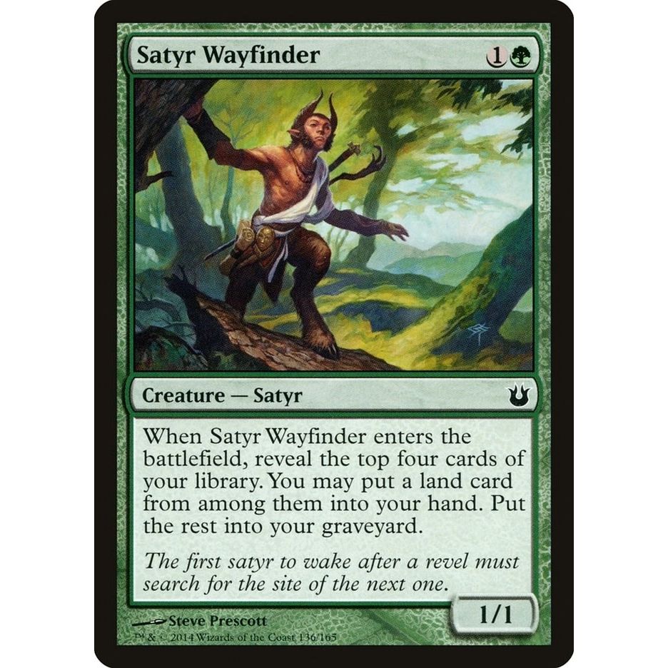 Image for Satyr Wayfinder (136) (BNG) - Magic: The Gathering
