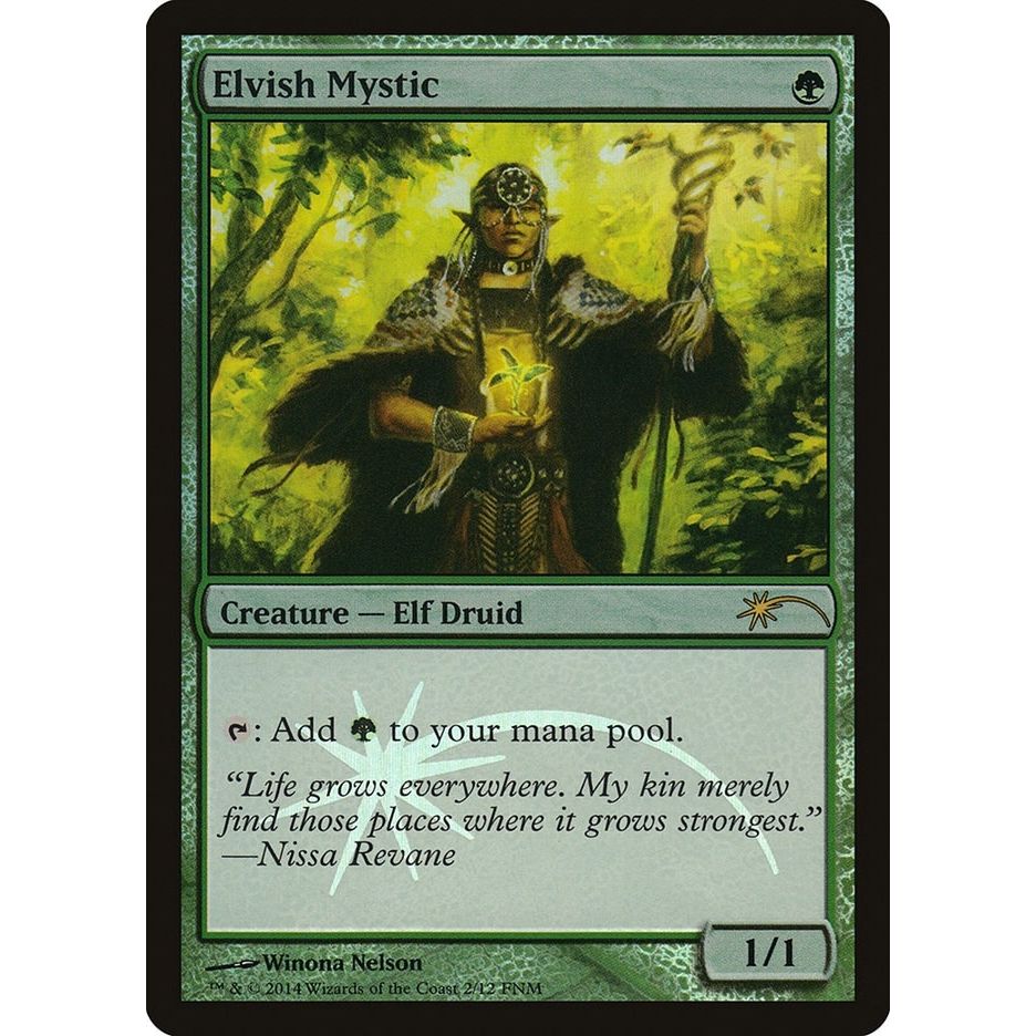 Image for Elvish Mystic (2) (FNM) - Magic: The Gathering