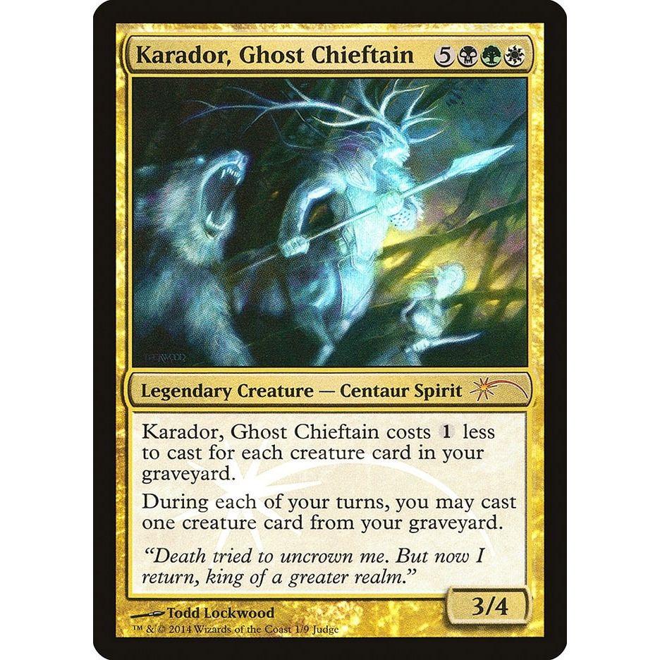 Image for Karador, Ghost Chieftain (1) (JDG) - Magic: The Gathering