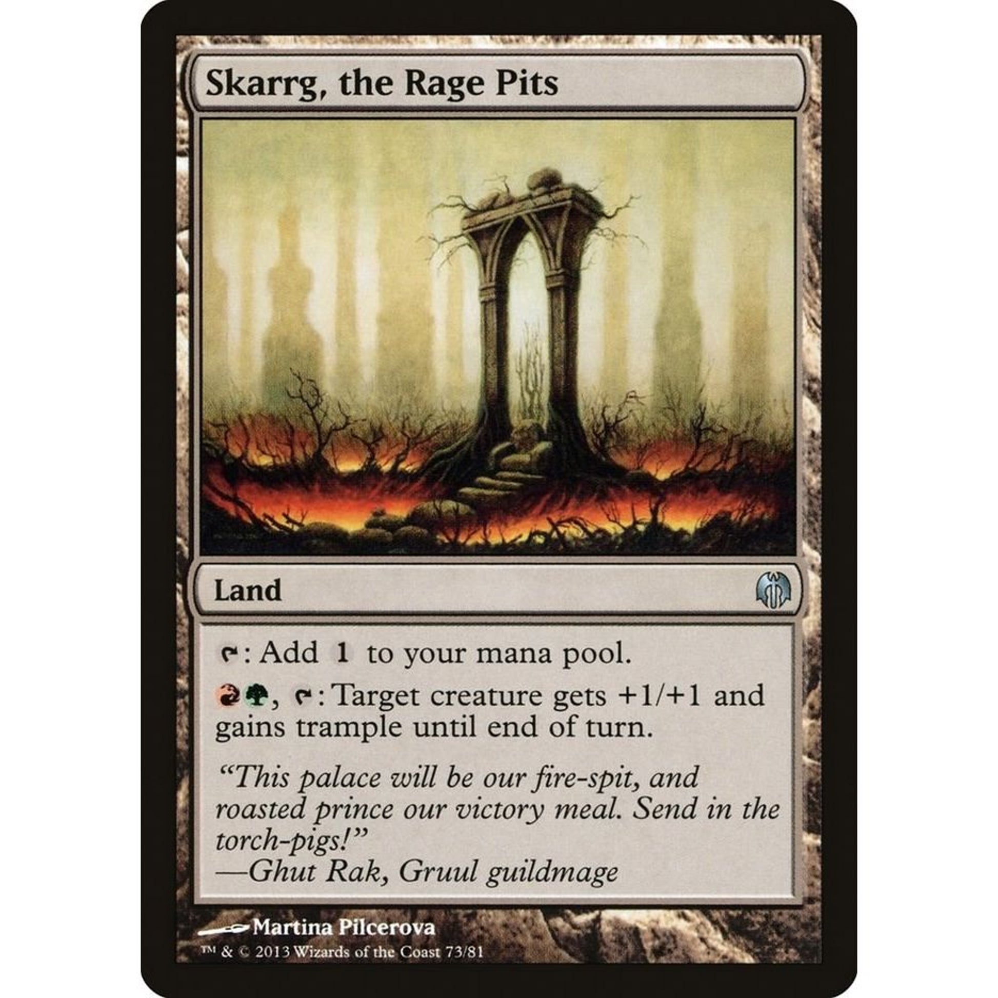 Image for Skarrg, the Rage Pits (73) (DDL) - Magic: The Gathering